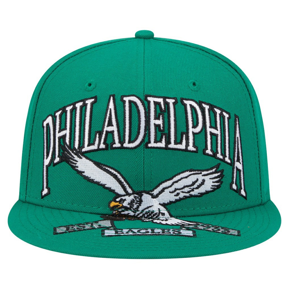 Throwback Oversized 59FIFTY Fitted Hat - Philadelphia Eagles