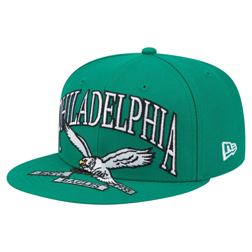 Throwback Oversized 59FIFTY Fitted Hat - Philadelphia Eagles