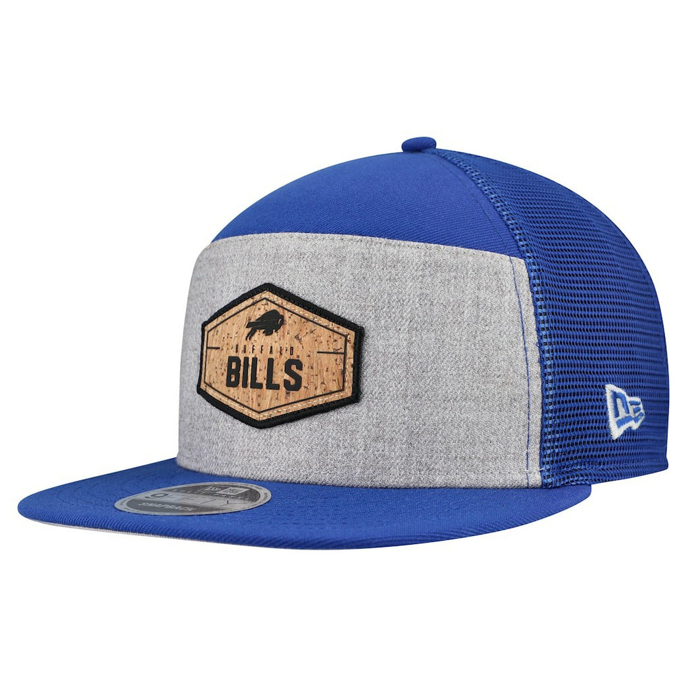 Cork Split Panel 9FIFTY Trucker Snapback Hat - Buffalo Bills