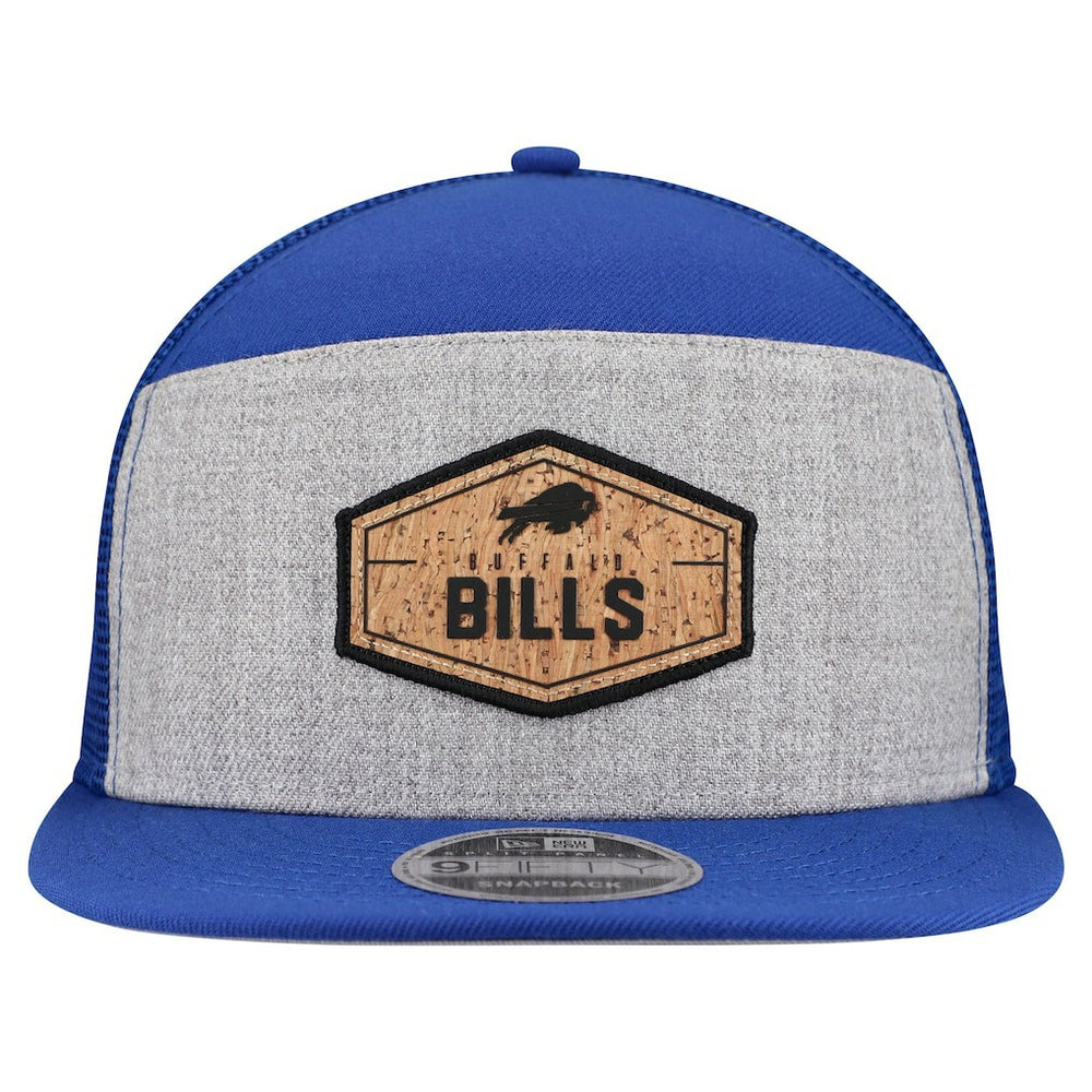 Cork Split Panel 9FIFTY Trucker Snapback Hat - Buffalo Bills
