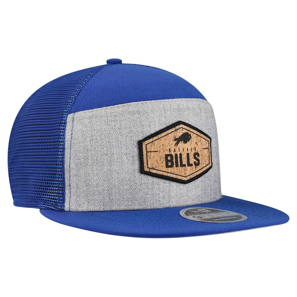 Cork Split Panel 9FIFTY Trucker Snapback Hat - Buffalo Bills
