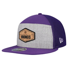Cork Split Panel 9FIFTY Trucker Snapback Hat - Minnesota Vikings