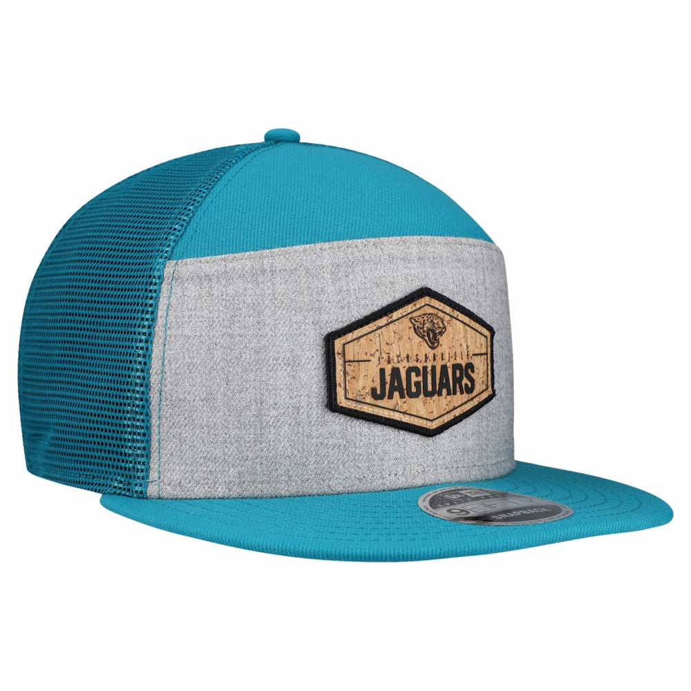 Cork Split Panel 9FIFTY Trucker Snapback Hat - Jacksonville Jaguars