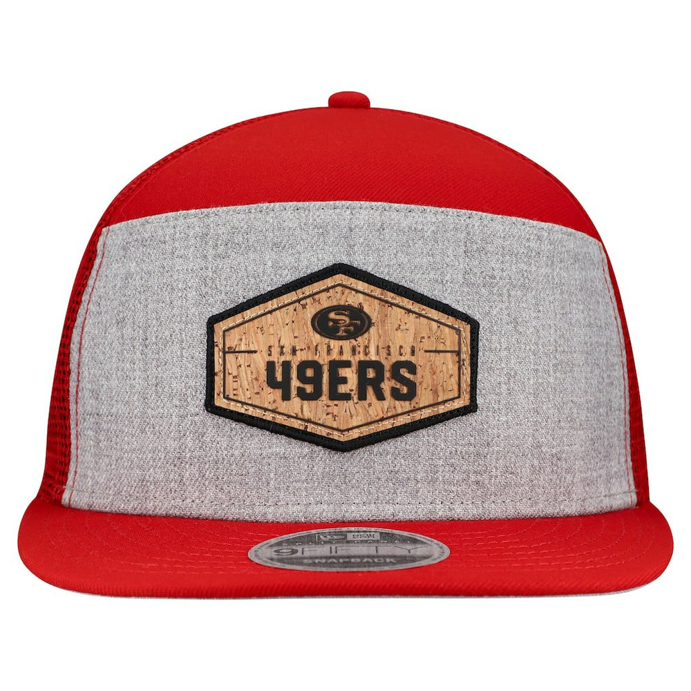 Cork Split Panel 9FIFTY Trucker Snapback Hat - San Francisco 49ers