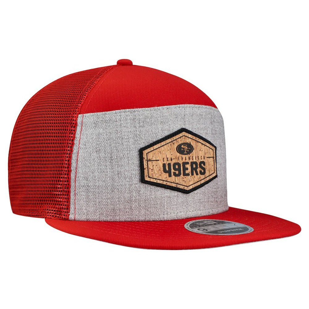 Cork Split Panel 9FIFTY Trucker Snapback Hat - San Francisco 49ers