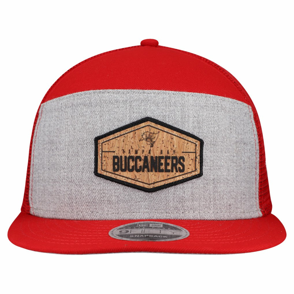 Cork Split Panel 9FIFTY Trucker Snapback Hat - Tampa Bay Buccaneers