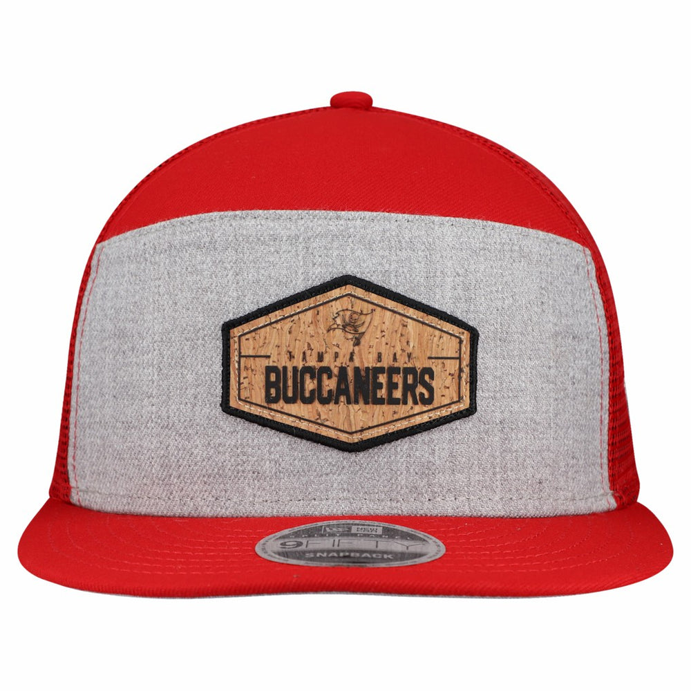 Cork Split Panel 9FIFTY Trucker Snapback Hat - Tampa Bay Buccaneers