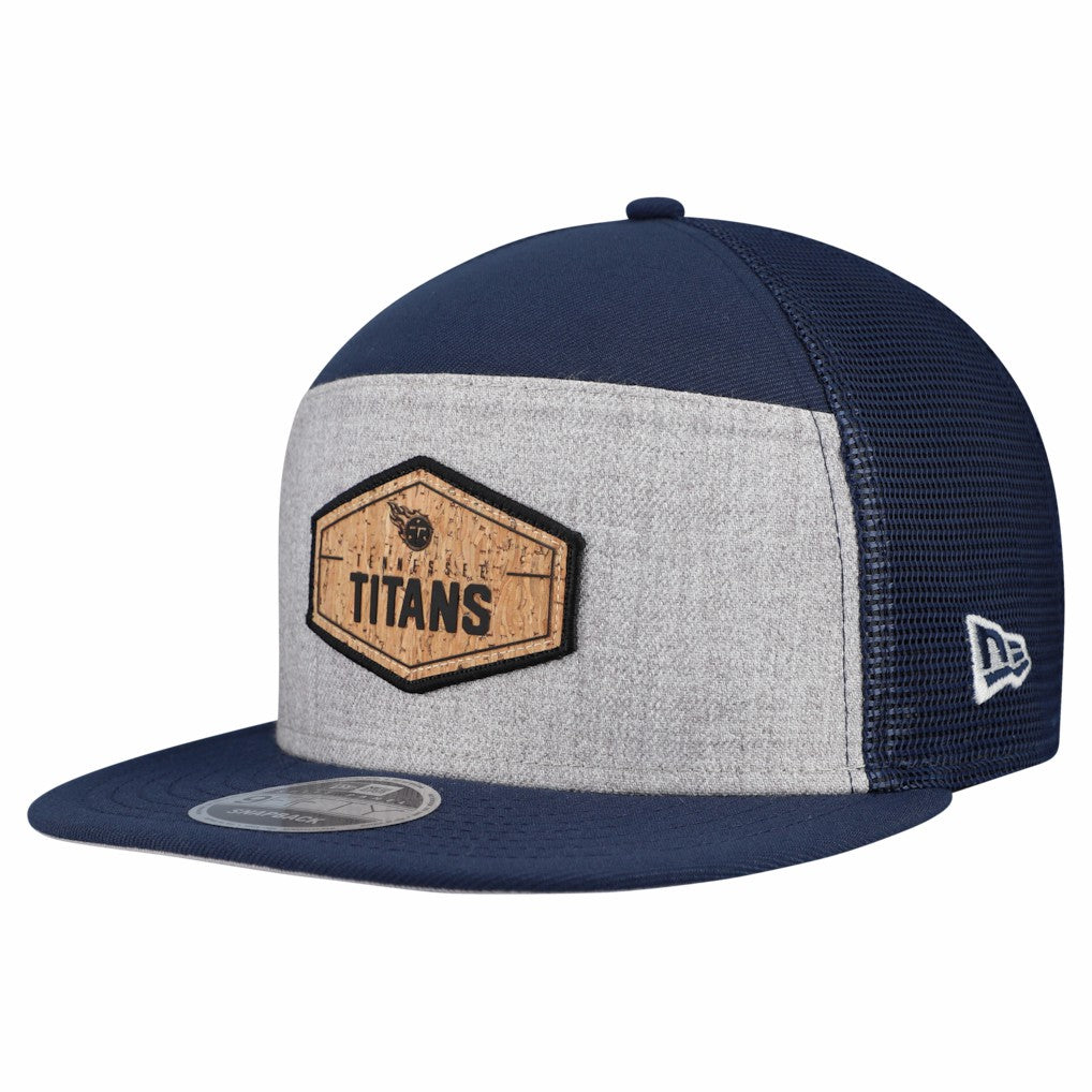 Cork Split Panel 9FIFTY Trucker Snapback Hat - Tennessee Titans