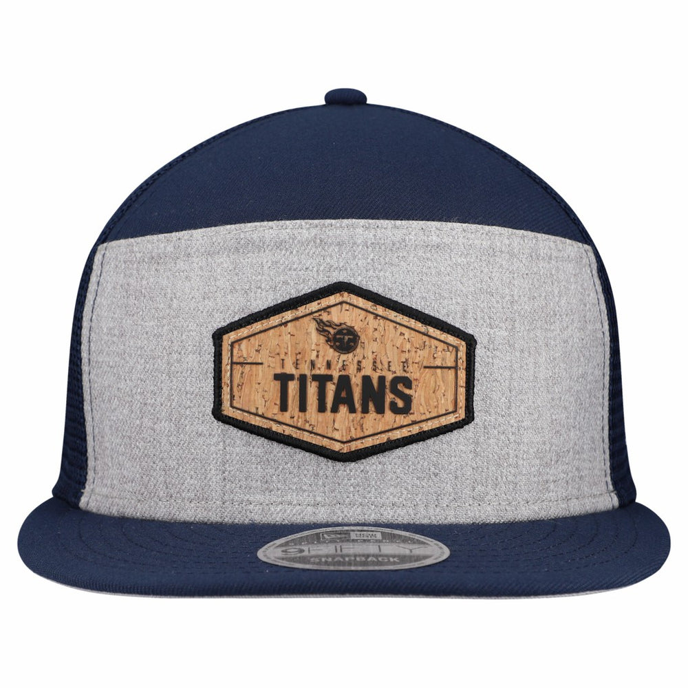 Cork Split Panel 9FIFTY Trucker Snapback Hat - Tennessee Titans