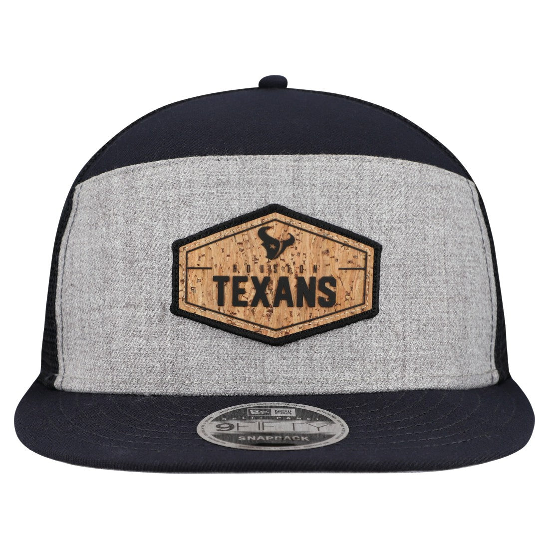 Cork Split Panel 9FIFTY Trucker Snapback Hat - Houston Texans