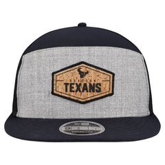 Cork Split Panel 9FIFTY Trucker Snapback Hat - Houston Texans