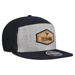 Cork Split Panel 9FIFTY Trucker Snapback Hat - Houston Texans