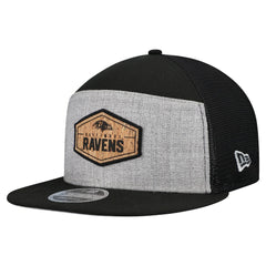 Cork Split Panel 9FIFTY Trucker Snapback Hat - Baltimore Ravens