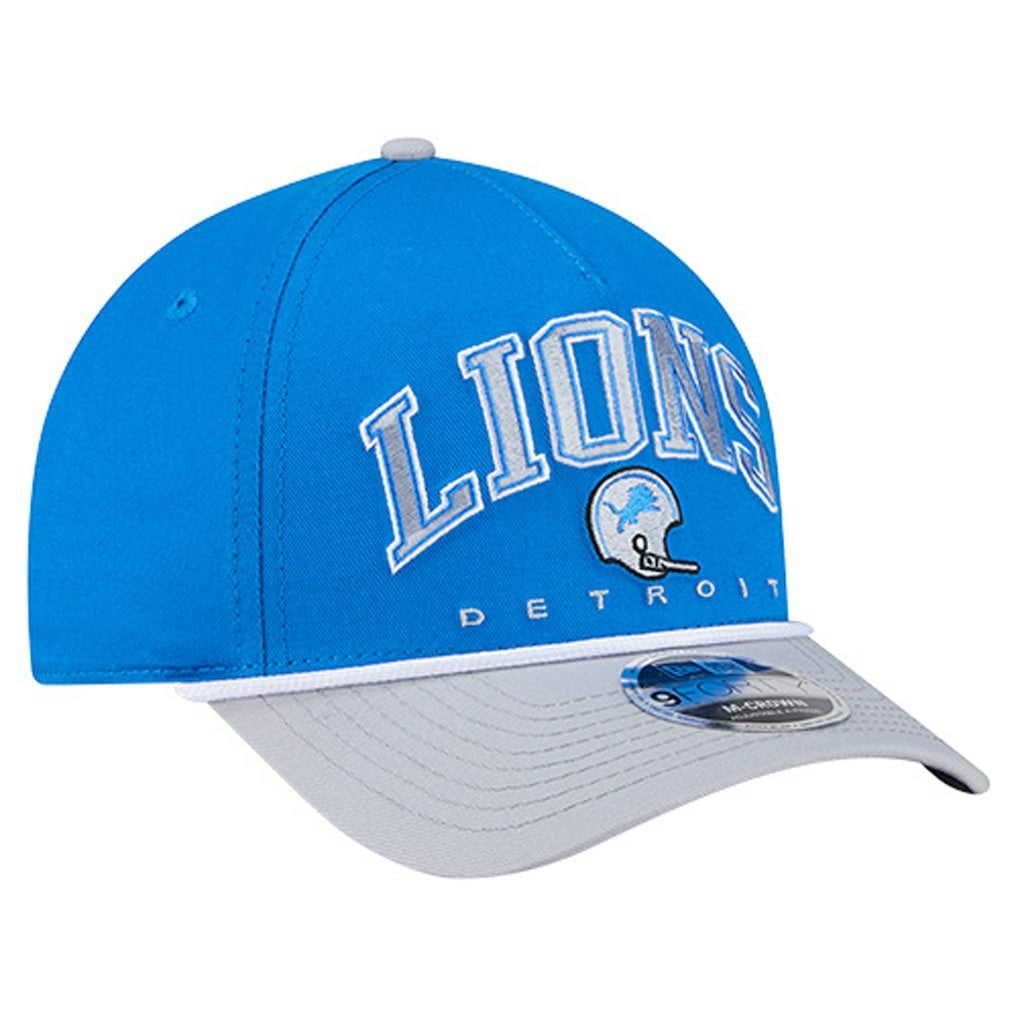 Throwback Arch COOLERA 9FORTY A-Frame M-Crown Adjustable Hat - Detroit Lions