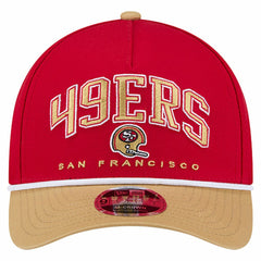 Throwback Arch COOLERA 9FORTY A-Frame M-Crown Adjustable Hat - San Francisco 49ers