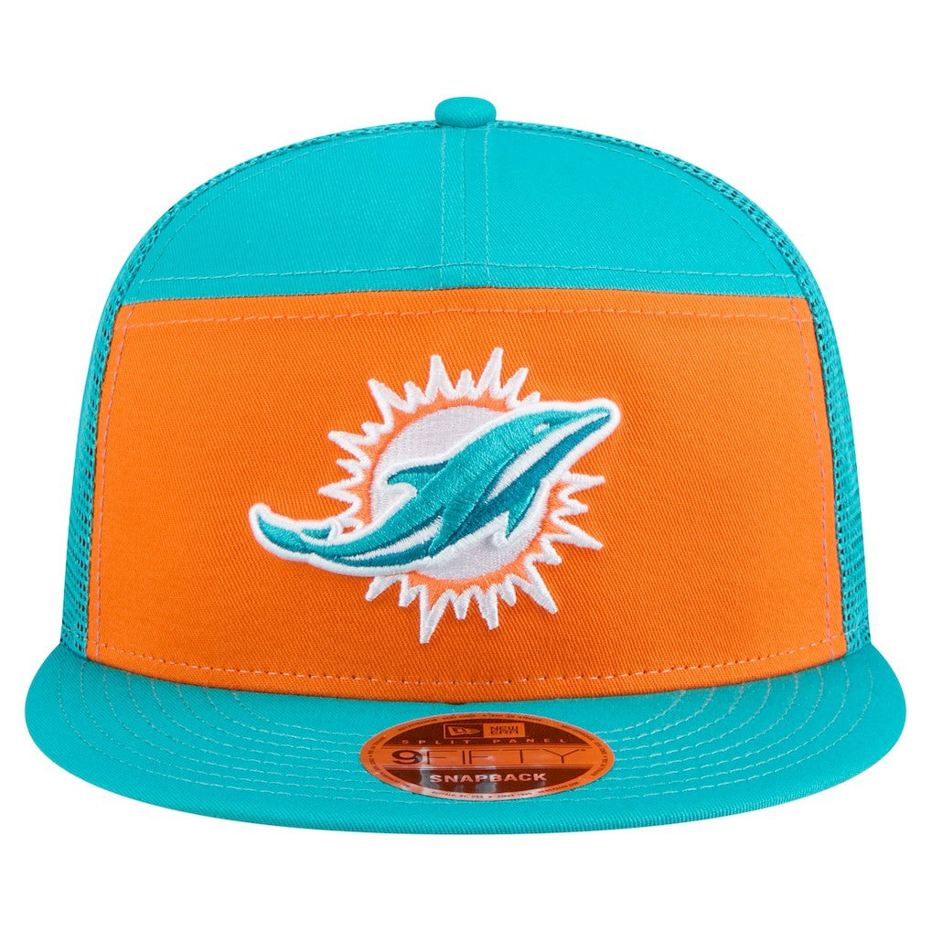 Outdoor Split Panel 9FIFTY Snapback Hat - Miami Dolphins