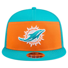 Outdoor Split Panel 9FIFTY Snapback Hat - Miami Dolphins