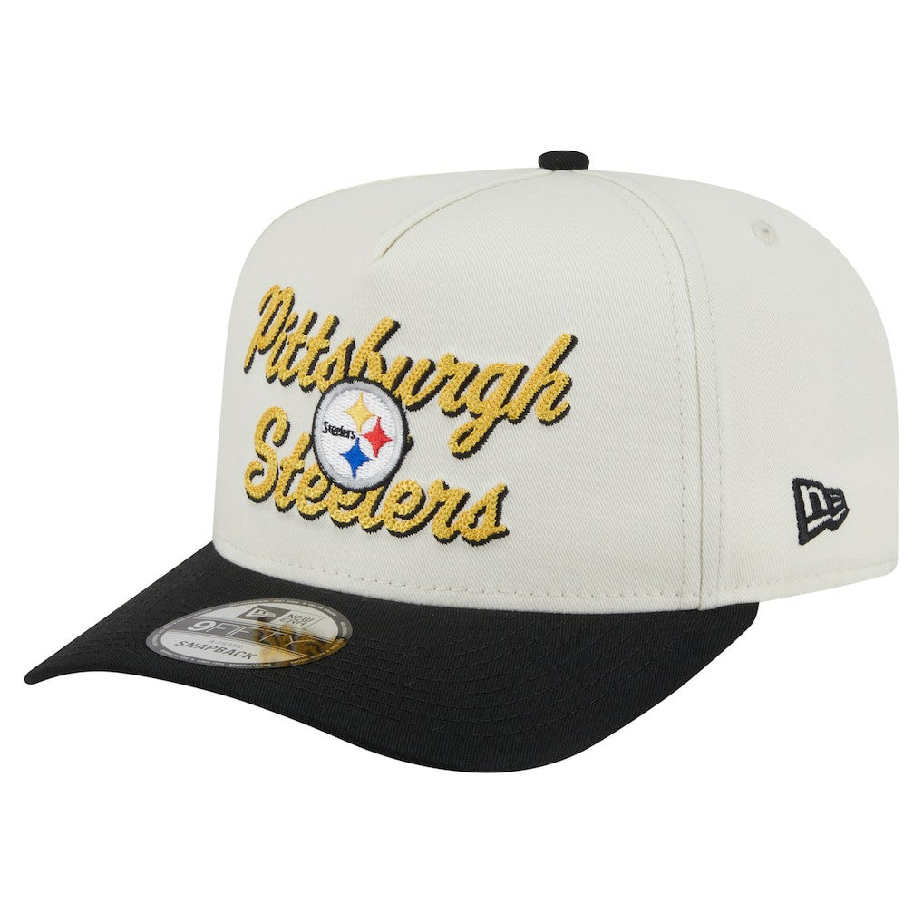 Chainstitch A-Frame 9FIFTY Adjustable Hat - Pittsburgh Steelers