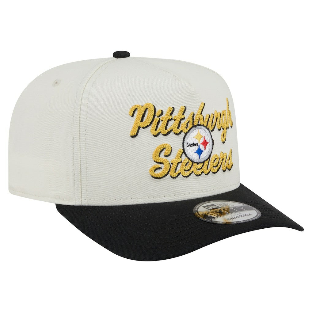 Chainstitch A-Frame 9FIFTY Adjustable Hat - Pittsburgh Steelers