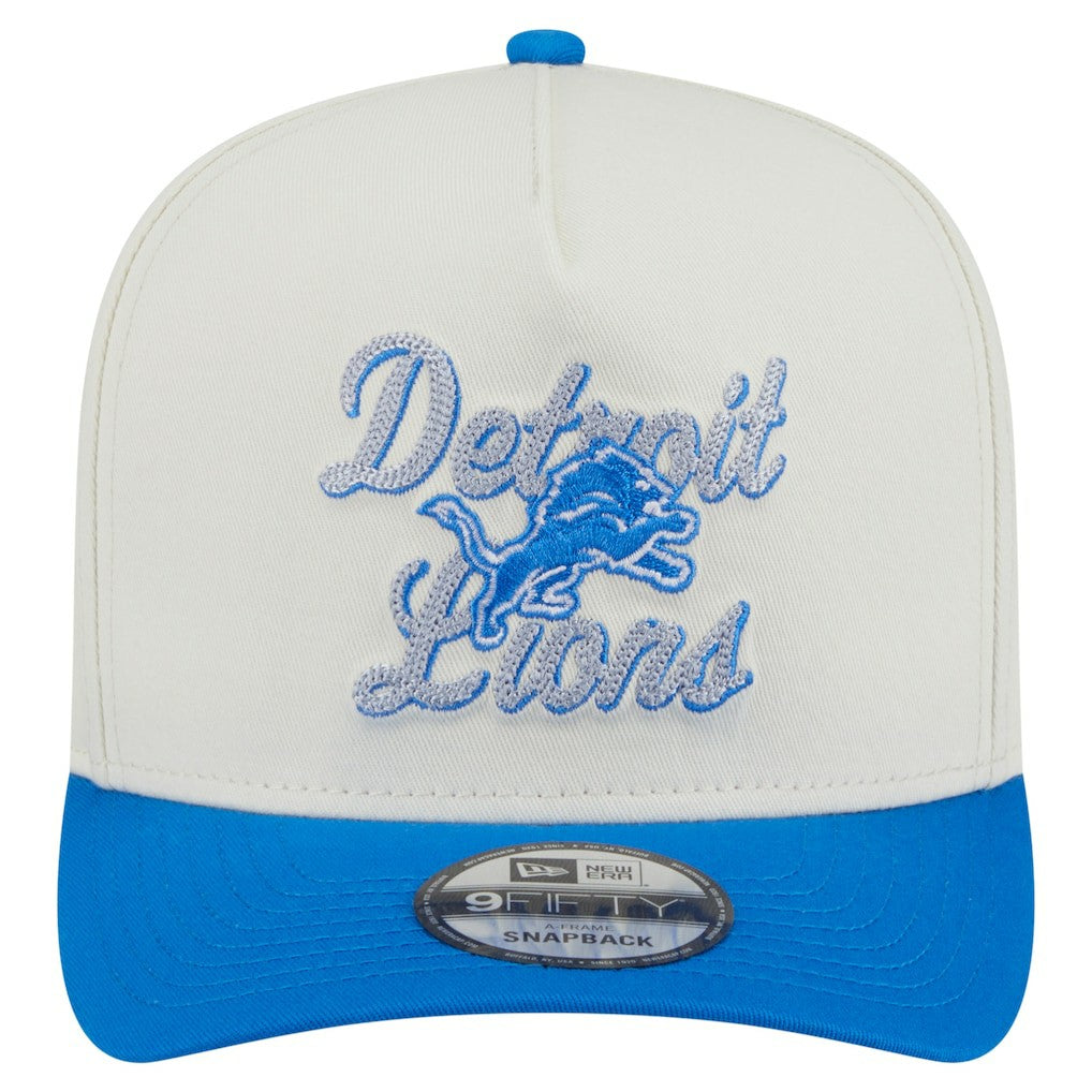 Chainstitch A-Frame 9FIFTY Adjustable Hat - Detroit Lions