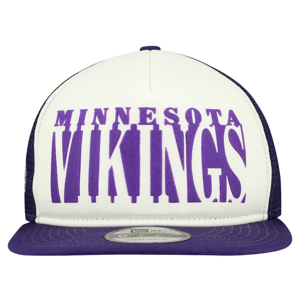 Cutout A-Frame 9FIFTY Snapback Hat - Minnesota Vikings