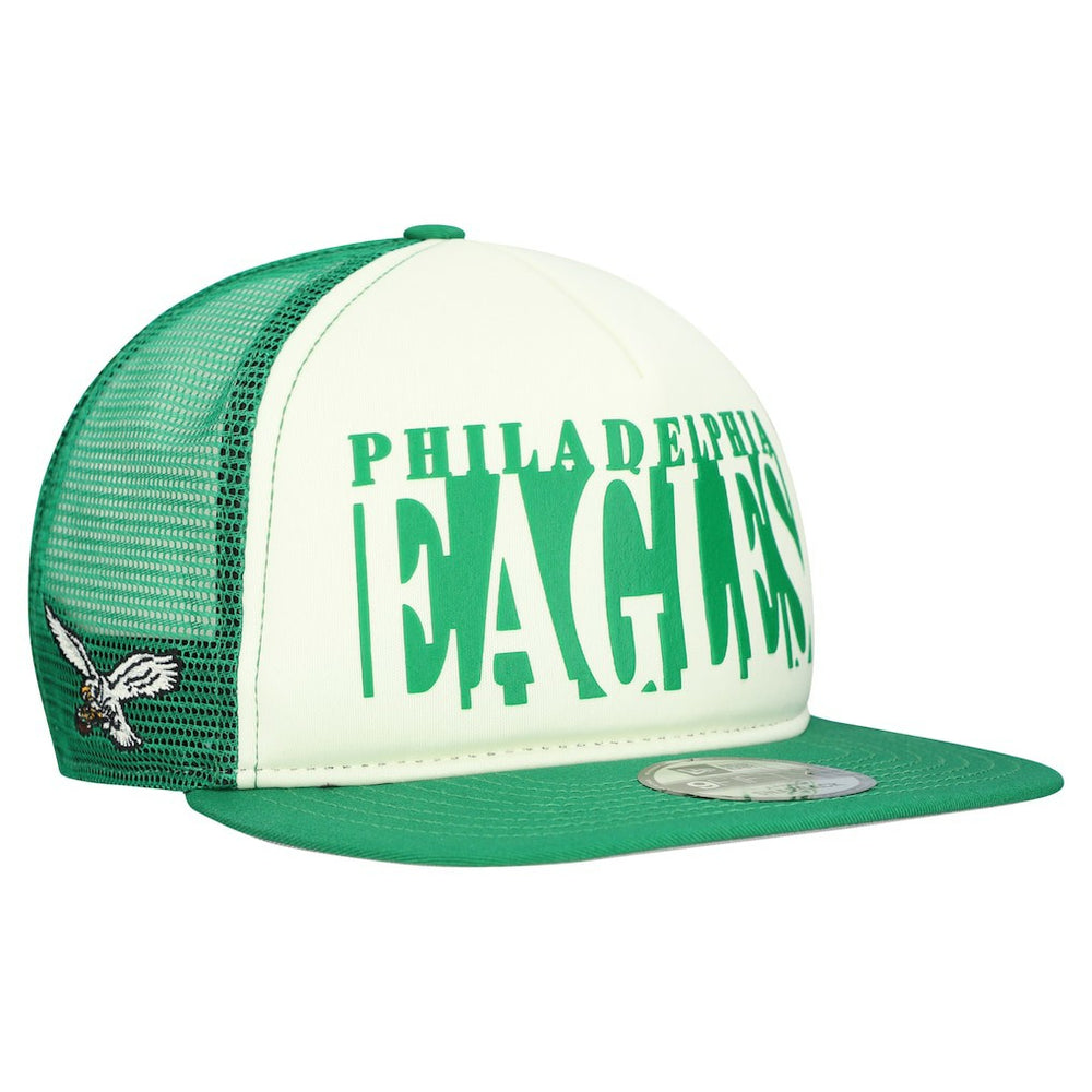 Throwback Cutout A-Frame 9FIFTY Snapback Hat - Philadelphia Eagles