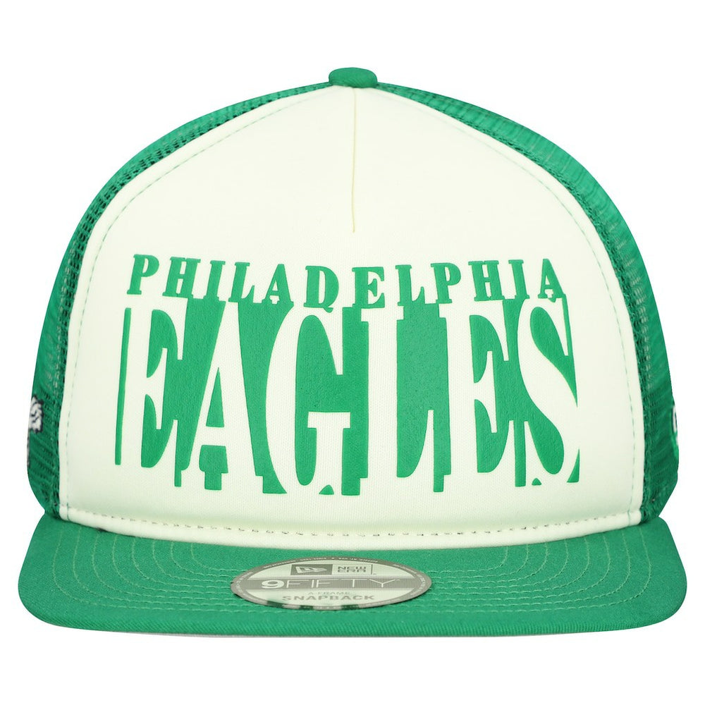 Throwback Cutout A-Frame 9FIFTY Snapback Hat - Philadelphia Eagles