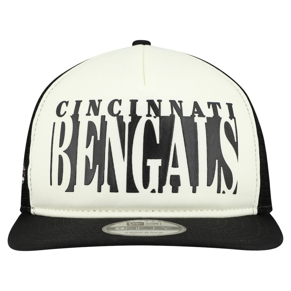 Throwback Cutout A-Frame 9FIFTY Snapback Hat - Cincinnati Bengals