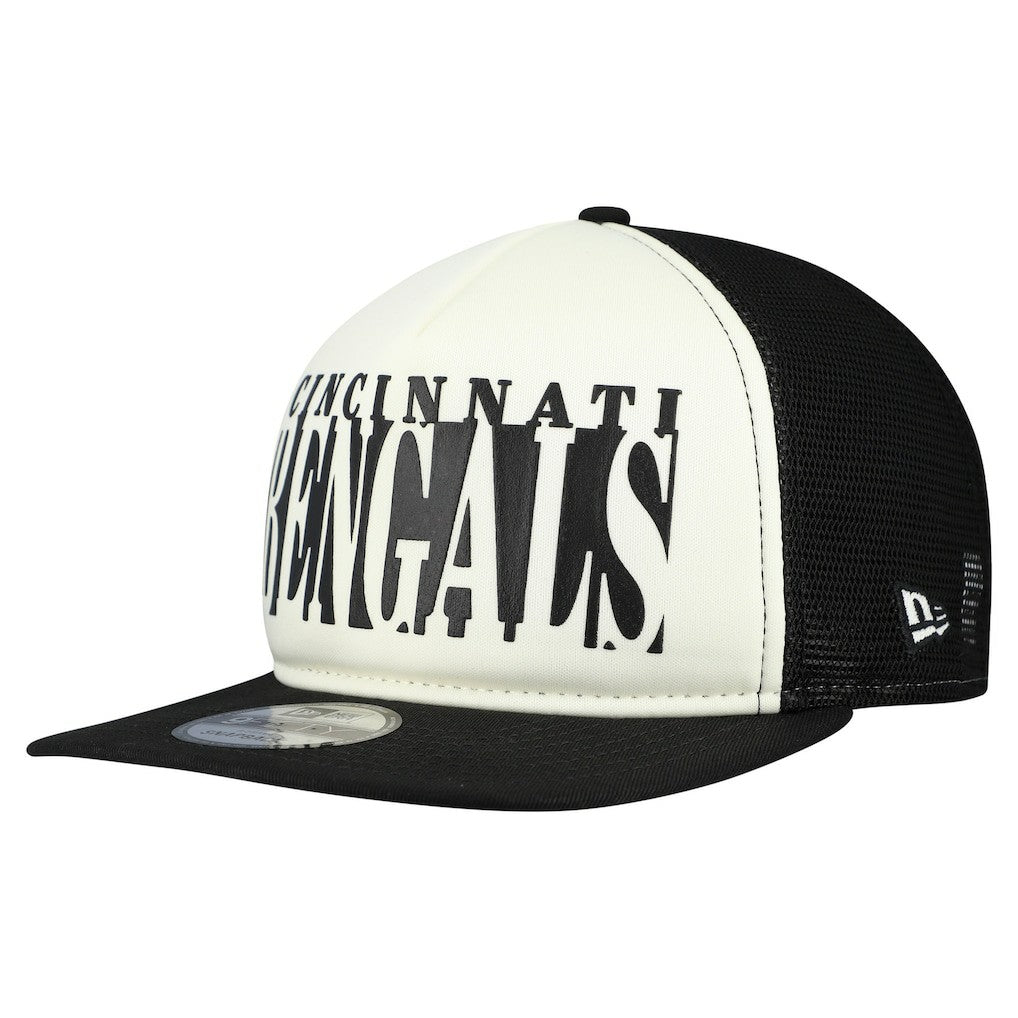 Throwback Cutout A-Frame 9FIFTY Snapback Hat - Cincinnati Bengals