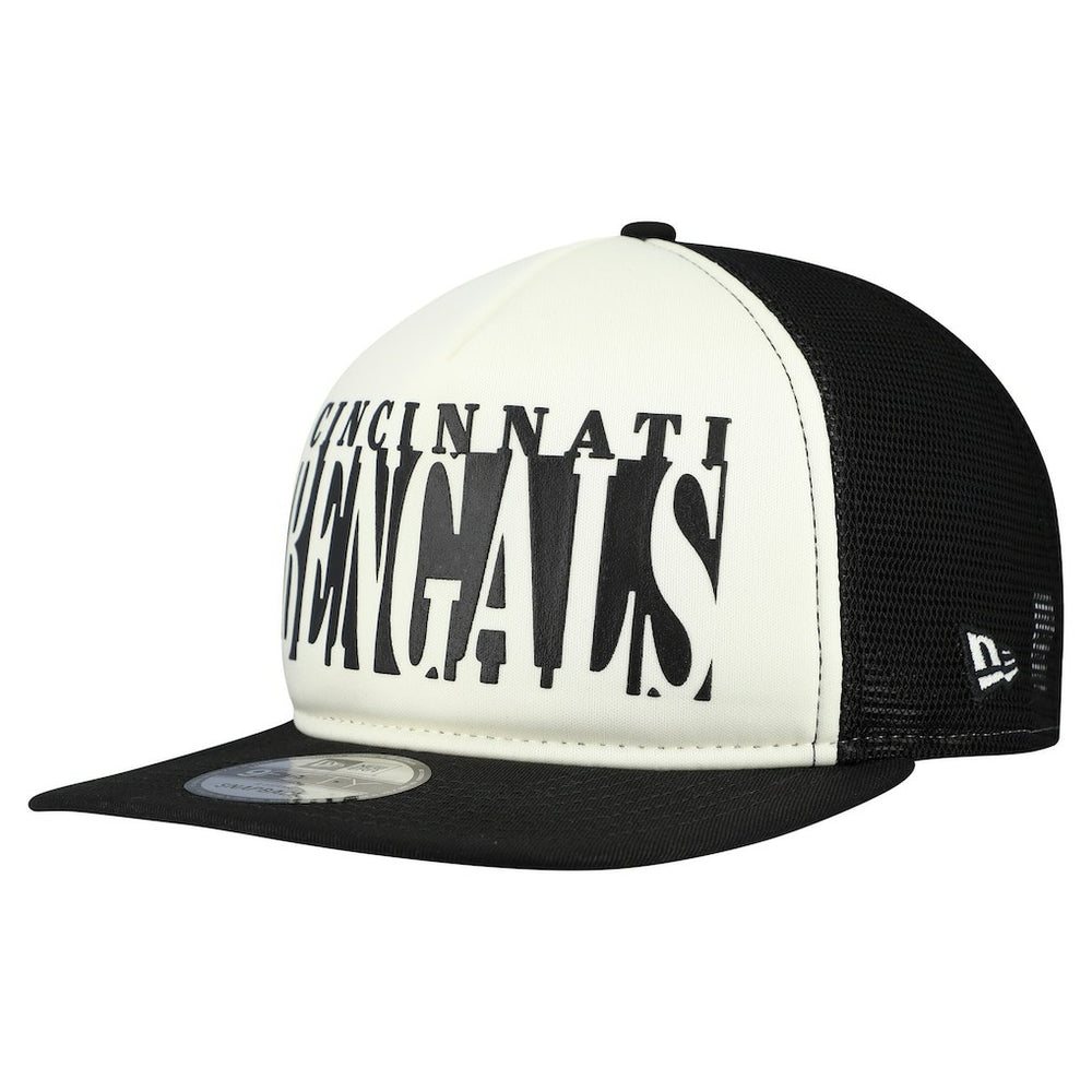 Throwback Cutout A-Frame 9FIFTY Snapback Hat - Cincinnati Bengals