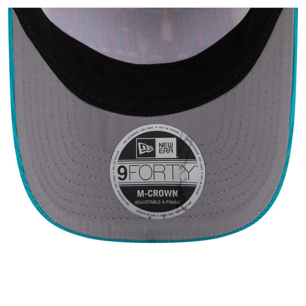 Throwback Two-Tone Sided Corduroy 9FORTY A-Frame Adjustable Hat - Miami Dolphins