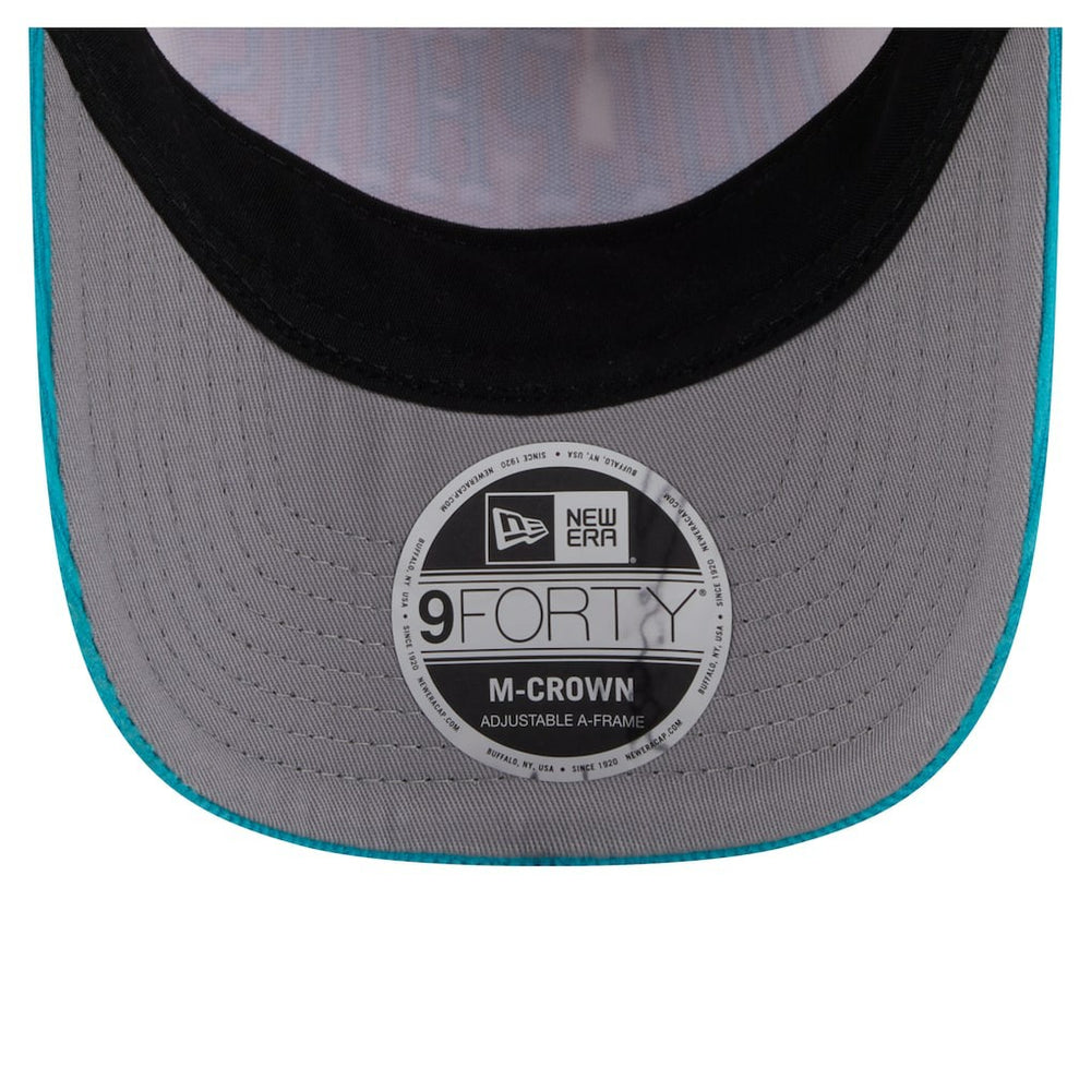 Throwback Two-Tone Sided Corduroy 9FORTY A-Frame Adjustable Hat - Miami Dolphins