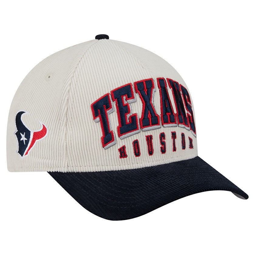 Two-Tone Sided Corduroy 9FORTY A-Frame Adjustable Hat - Houston Texans
