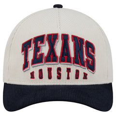 Two-Tone Sided Corduroy 9FORTY A-Frame Adjustable Hat - Houston Texans