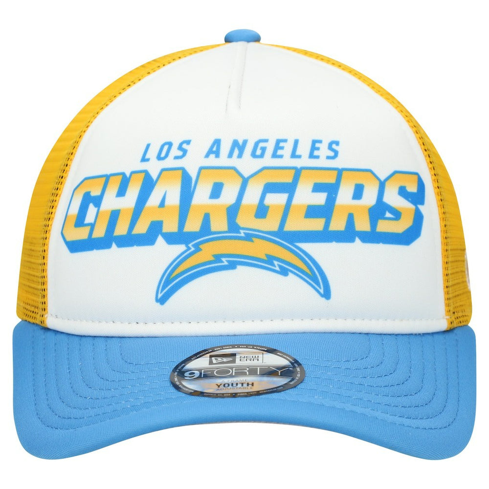 Youth Streak 9FORTY A-Frame Adjustable Hat - Los Angeles Chargers