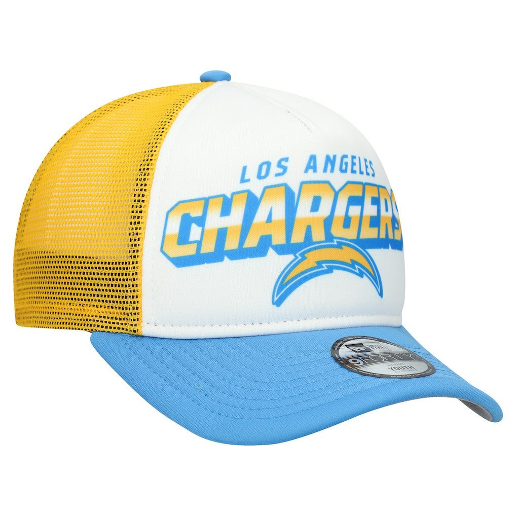 Youth Streak 9FORTY A-Frame Adjustable Hat - Los Angeles Chargers