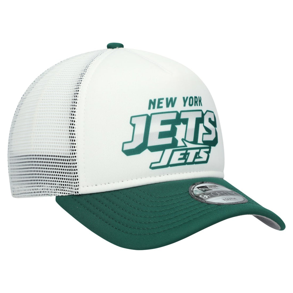 Youth Streak 9FORTY A-Frame Adjustable Hat - New York Jets