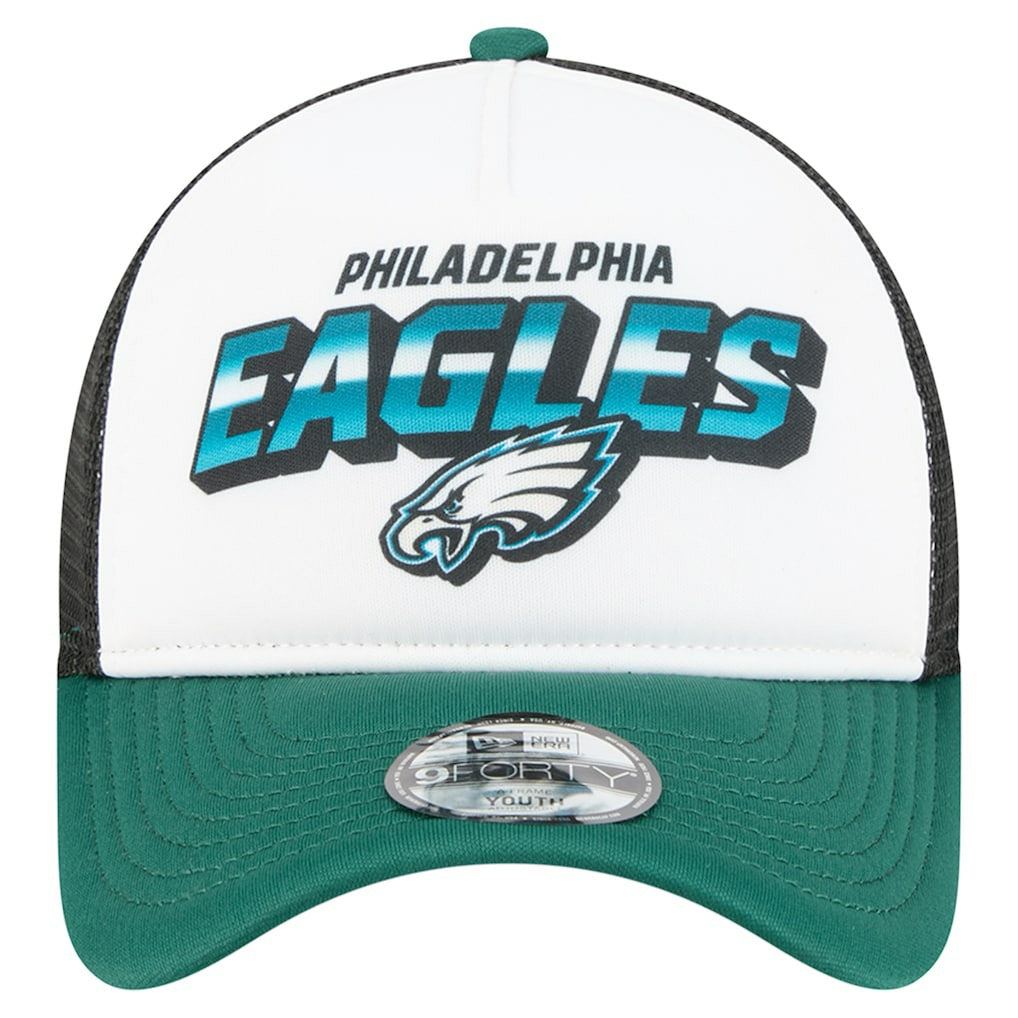 Youth Streak 9FORTY A-Frame Adjustable Hat - Philadelphia Eagles