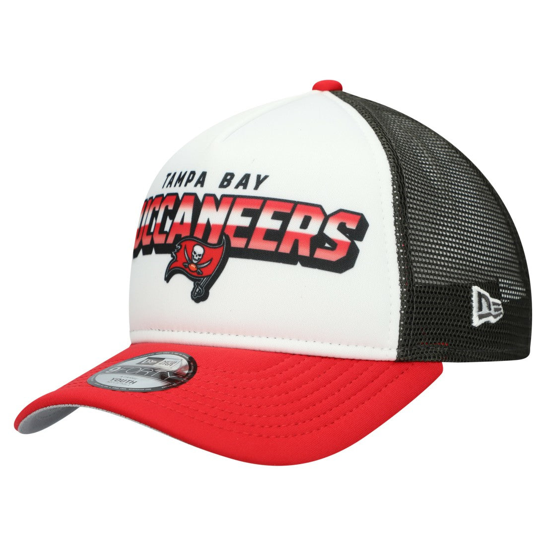 Youth Streak 9FORTY A-Frame Adjustable Hat - Tampa Bay Buccaneers