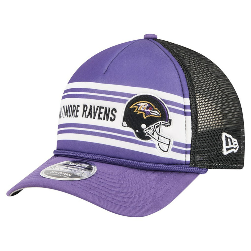 Linear A-Frame 9FORTY Adjustable Hat - Baltimore Ravens
