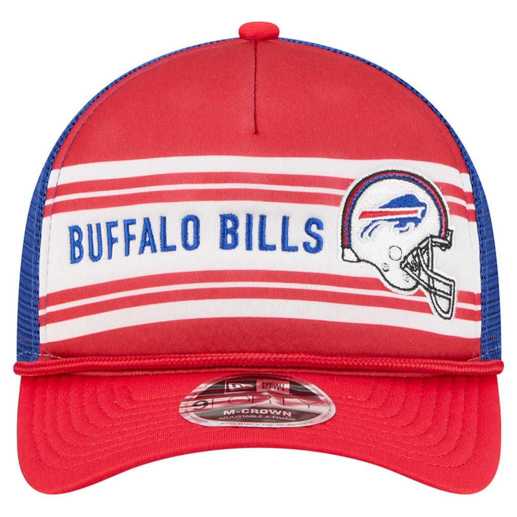 Linear A-Frame 9FORTY Adjustable Hat - Buffalo Bills
