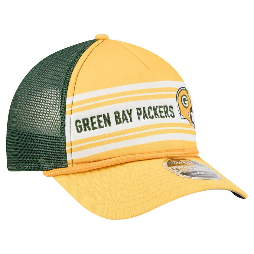 Linear A-Frame 9FORTY Adjustable Hat - Green Bay Packers