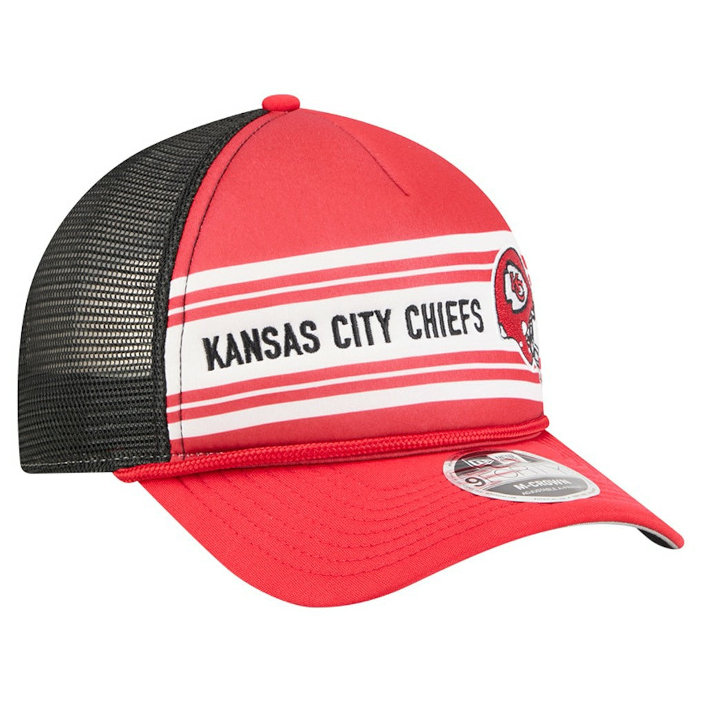Linear A-Frame 9FORTY Adjustable Hat - Kansas City Chiefs