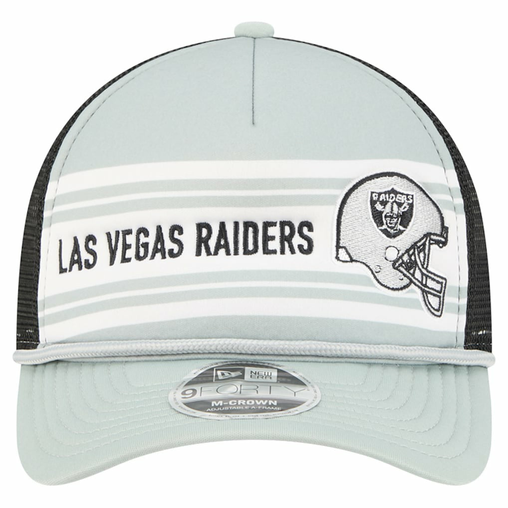 Linear A-Frame 9FORTY Adjustable Hat - Las Vegas Raiders