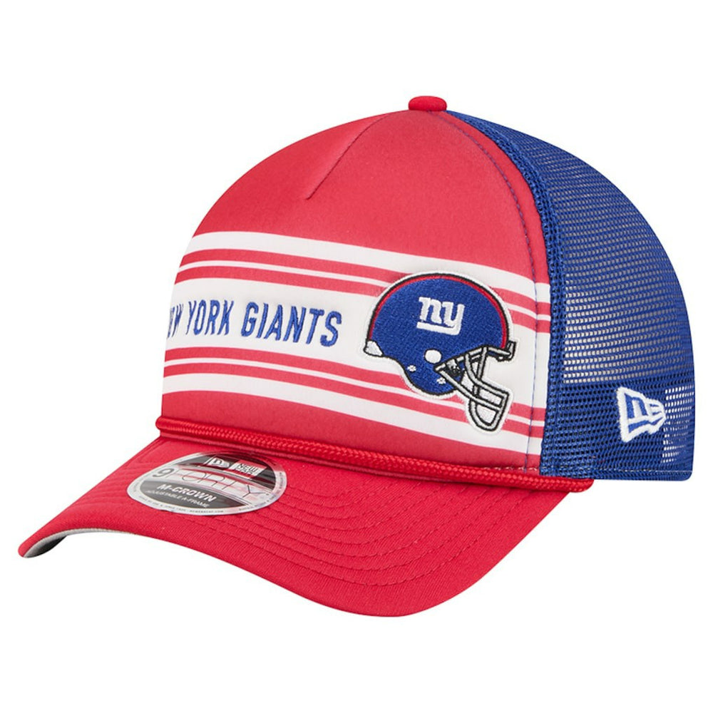 Linear A-Frame 9FORTY Adjustable Hat - New York Giants