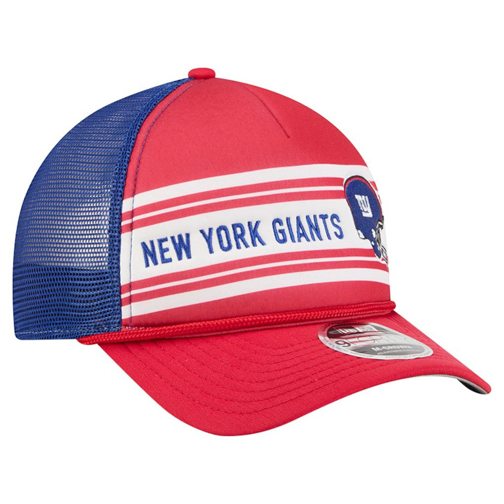 Linear A-Frame 9FORTY Adjustable Hat - New York Giants