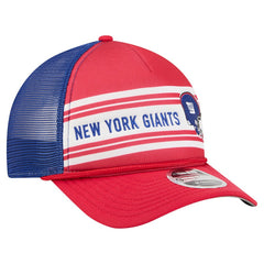 Linear A-Frame 9FORTY Adjustable Hat - New York Giants