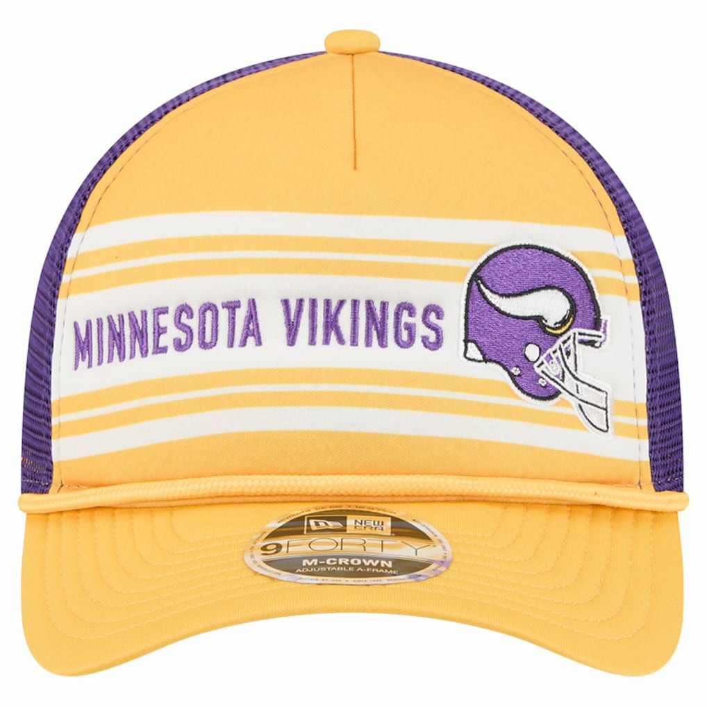 Linear A-Frame 9FORTY Adjustable Hat - Minnesota Vikings