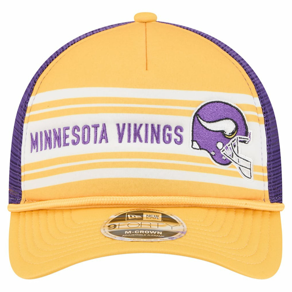 Linear A-Frame 9FORTY Adjustable Hat - Minnesota Vikings