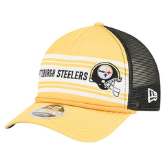 Linear A-Frame 9FORTY Adjustable Hat - Pittsburgh Steelers